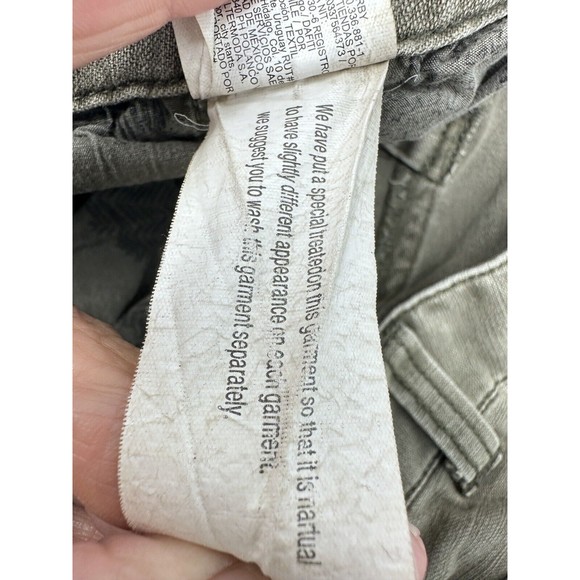 desigual pants for man, military size 32 Soft Green Canvas Pristine Condition‎ - Picture 11 of 13